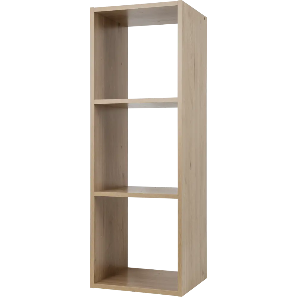 Стеллаж КУБ 3 секции 36х105х32 см ЛДСП цвет дуб Santreyd STLM-2057144