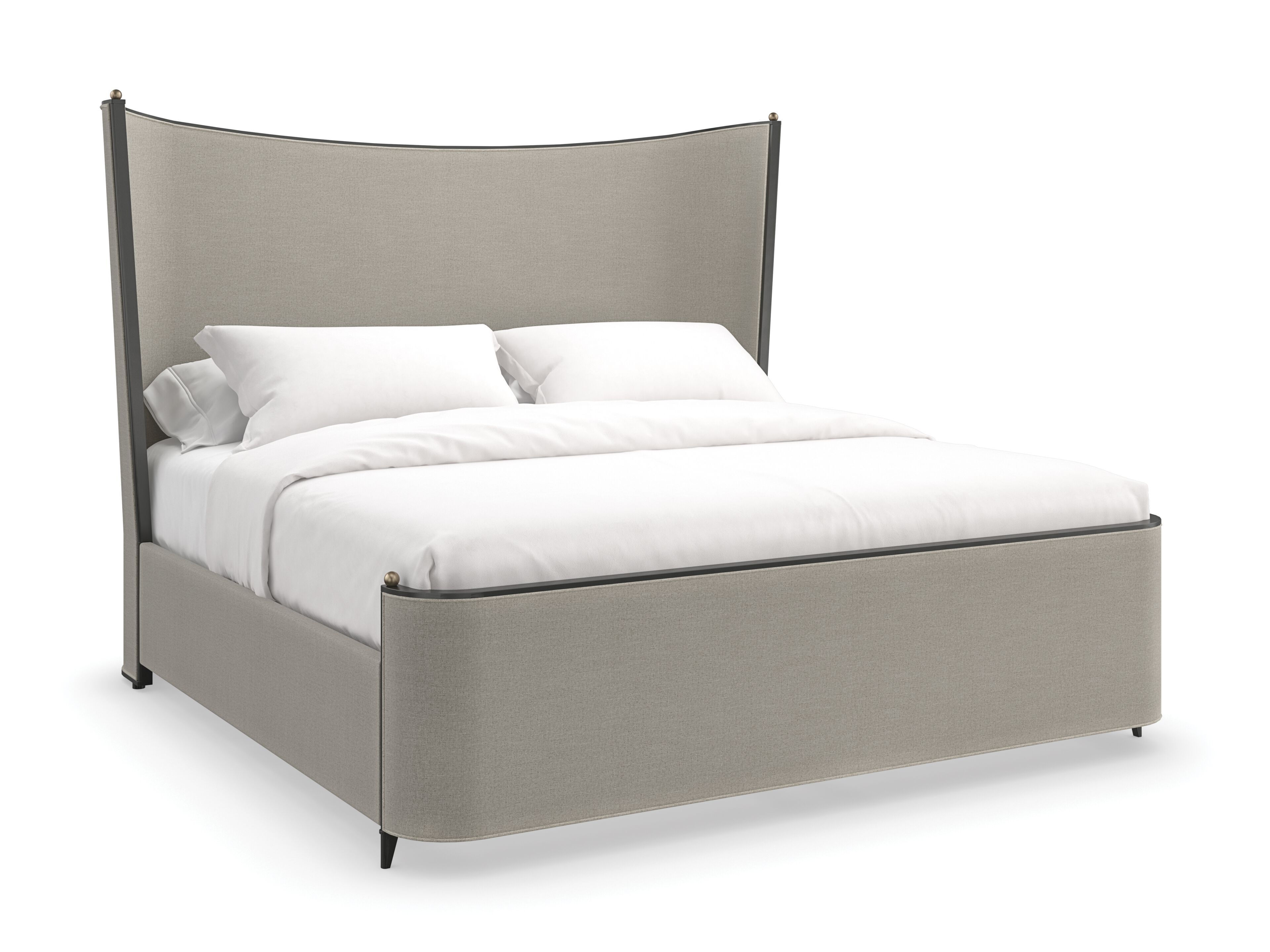 Двуспальная кровать из ткани Caracole PROVENCE ARCH-00084967