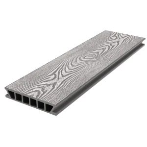 Террасная доска ДПК Holzhof Classic цвет Серый 4000x153x28 мм 0.612 м²