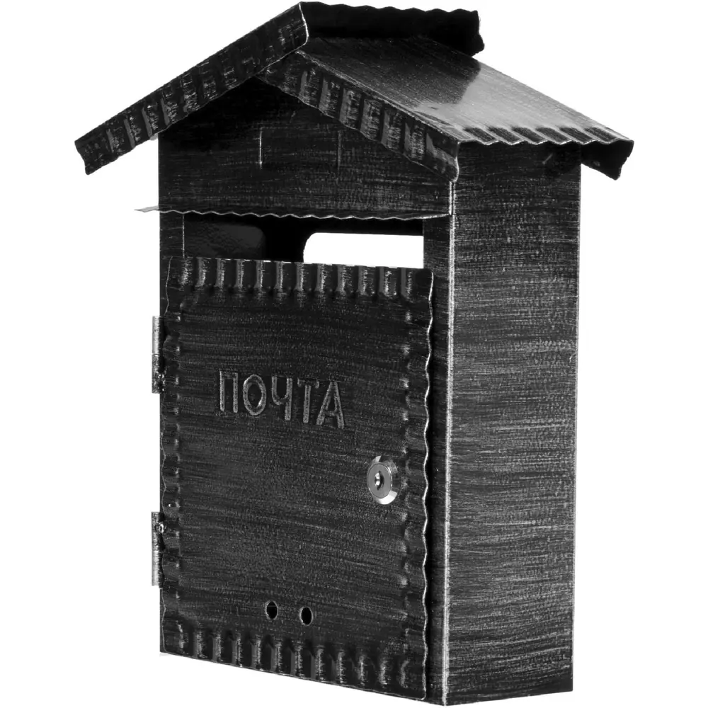 Ящик почтовый Standers JN-012, сталь, цвет чёрный рустикальный STLM-2075069