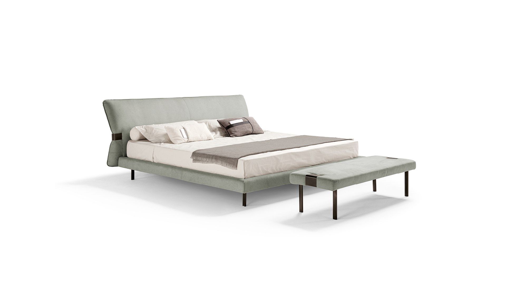 Мягкая скамейка из ткани Max Divani Nel ARCH-00035858 - Вид №2