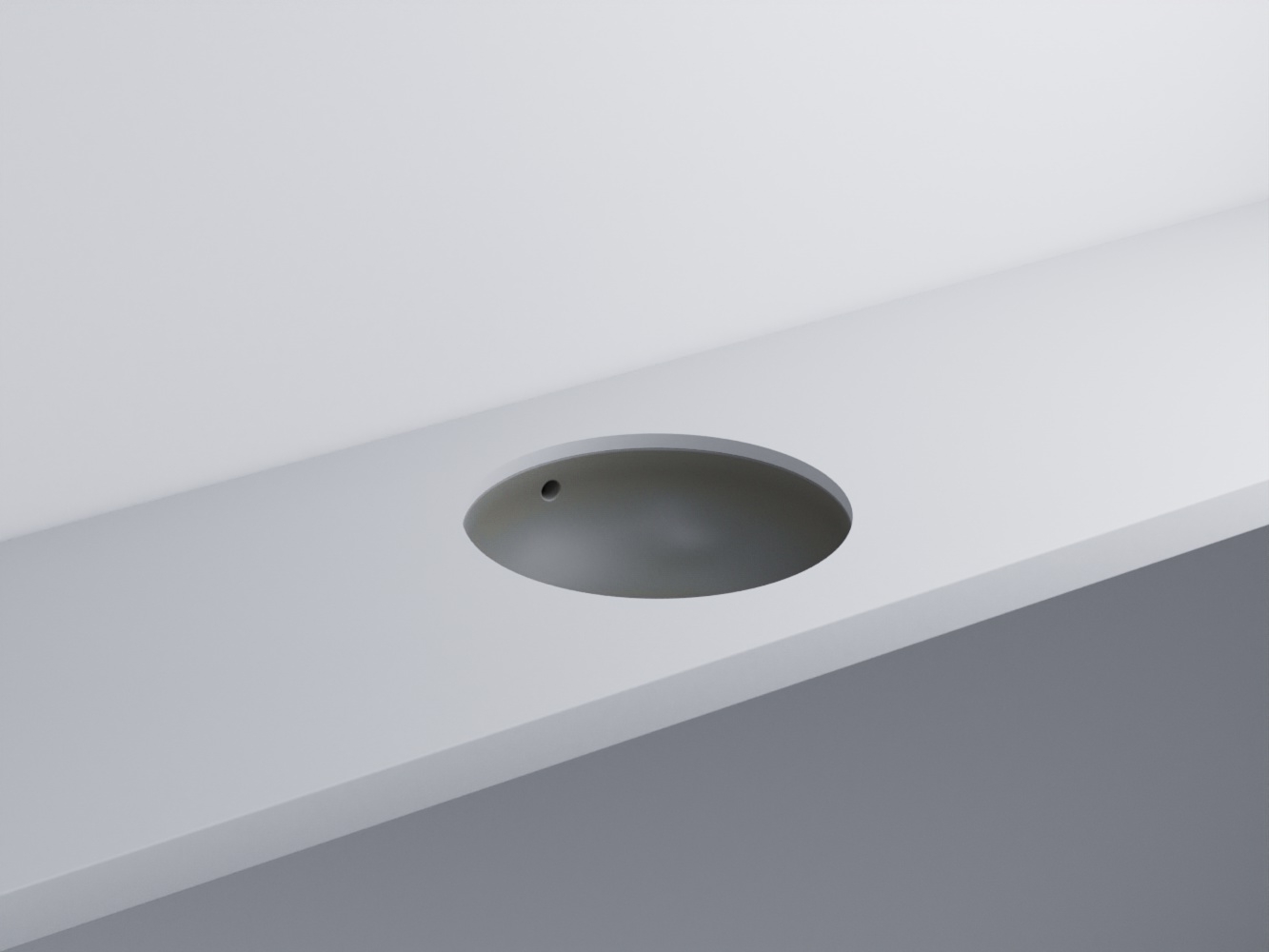 EJLASPT-CM Раковина Enjoy круглая встроенная под столешницу cielo Enjoy + Amedeo Ceramica Cielo