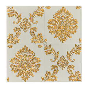 98260893 Панель ПВХ Барокко 700х700мм 0.49м² 1шт бежевый 2 STLM-0610328 LAKO DECOR