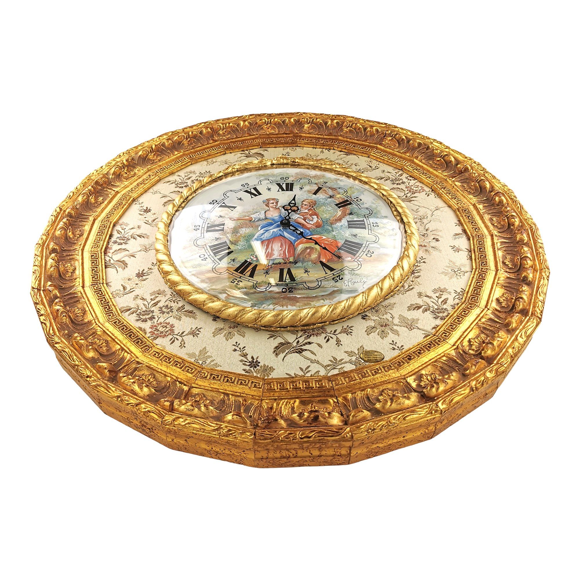Украшенные фарфоровые часы Italia Cornici ORO T44 ARCH-00113457 - Вид №2
