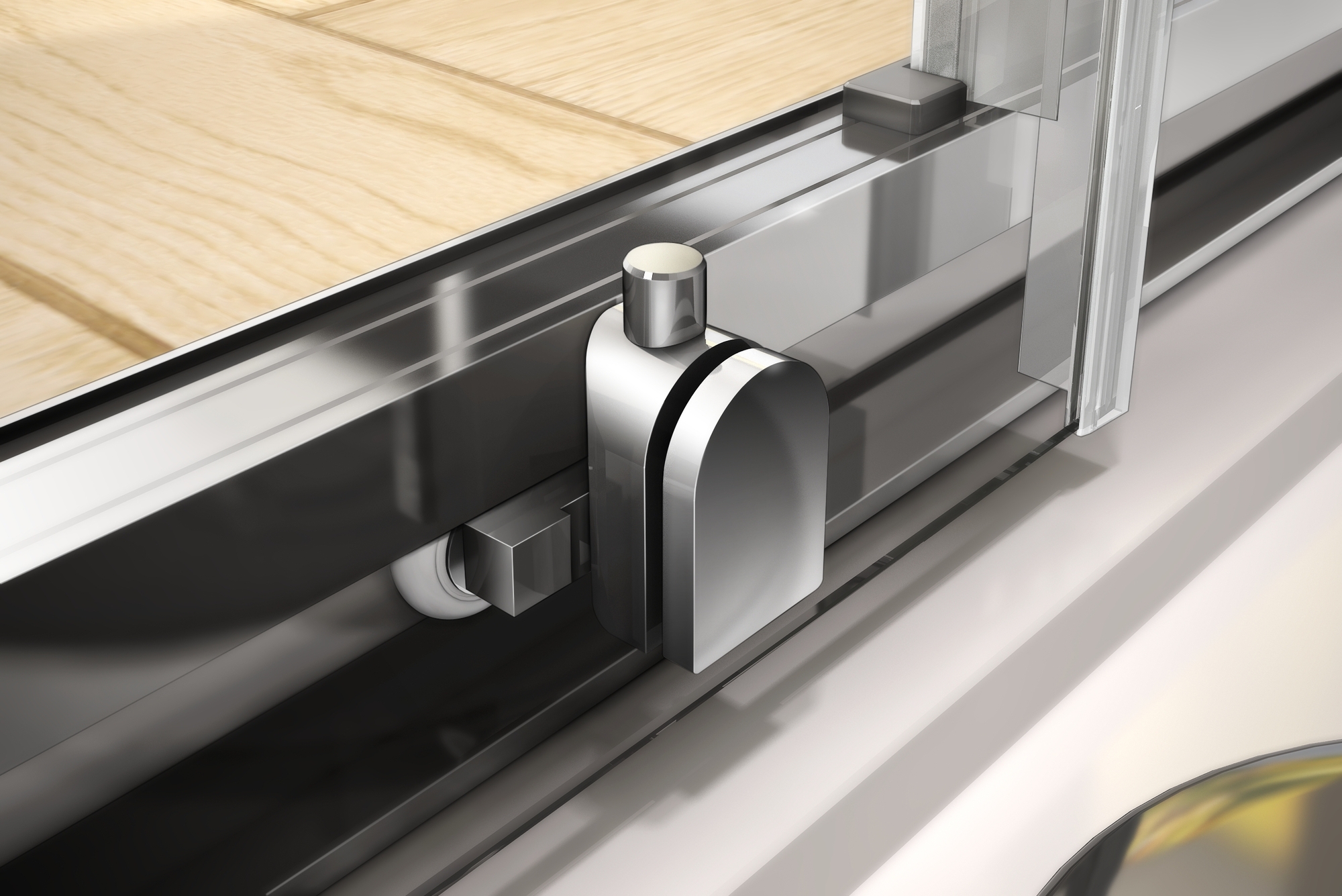 Душевой уголок CEZARES PRATICO-AH-1-100/80-C-Cr - Вид №4