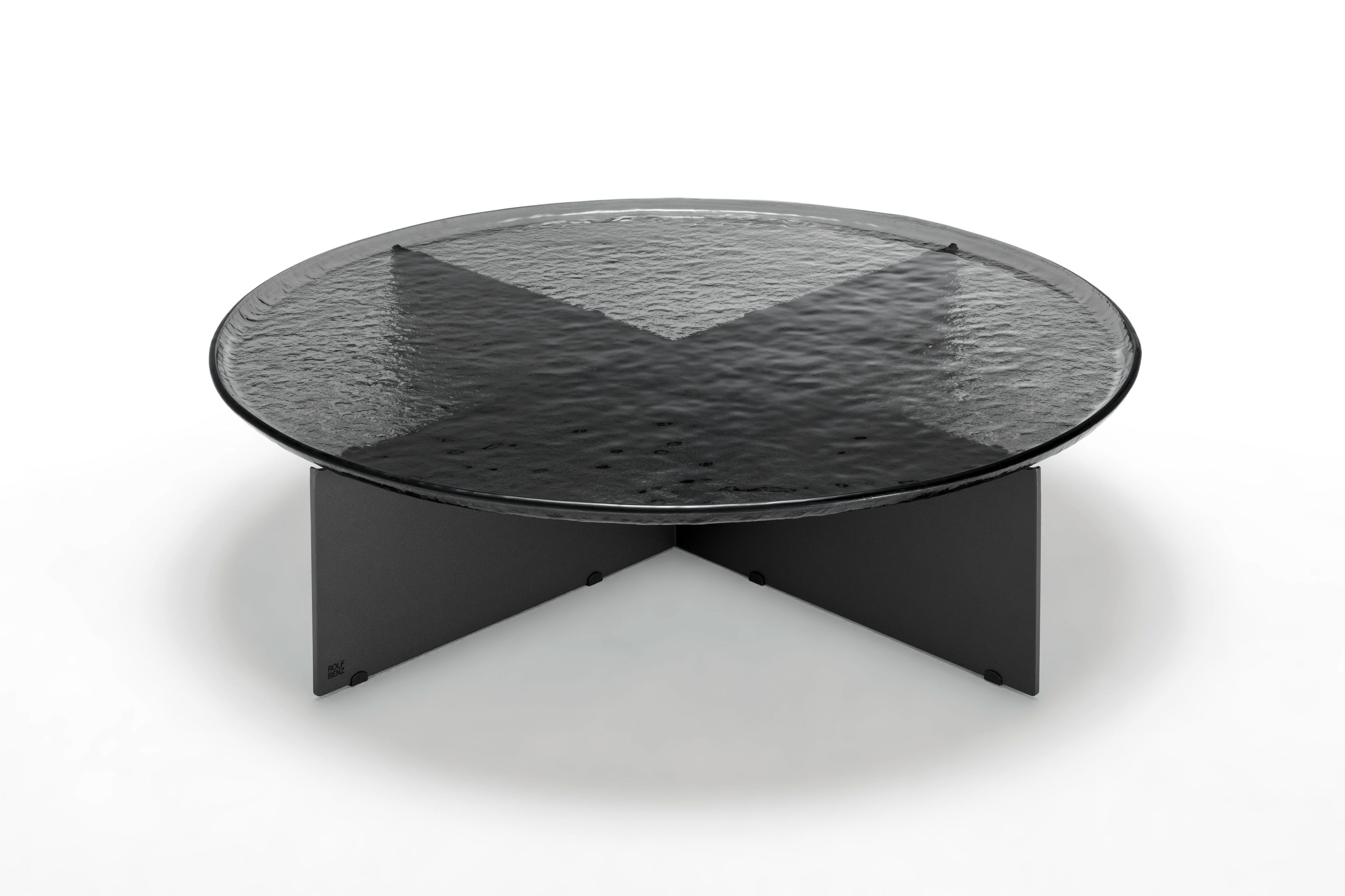 Круглый стол из стали и стекла Rolf Benz KIO ARCH-00027988 - Вид №2