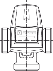 3168 13 00 VTA562Ротационные клапаны » Esbe серии VTA360, VTA560  - Вид №1