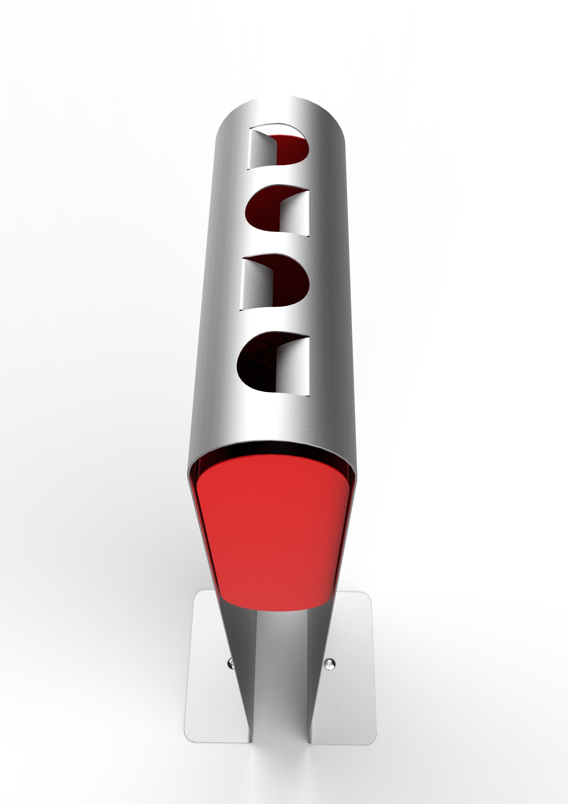 Стальная напольная пепельница для общественных мест CITYSì DALLAS ARCH-00031197 - Вид №6