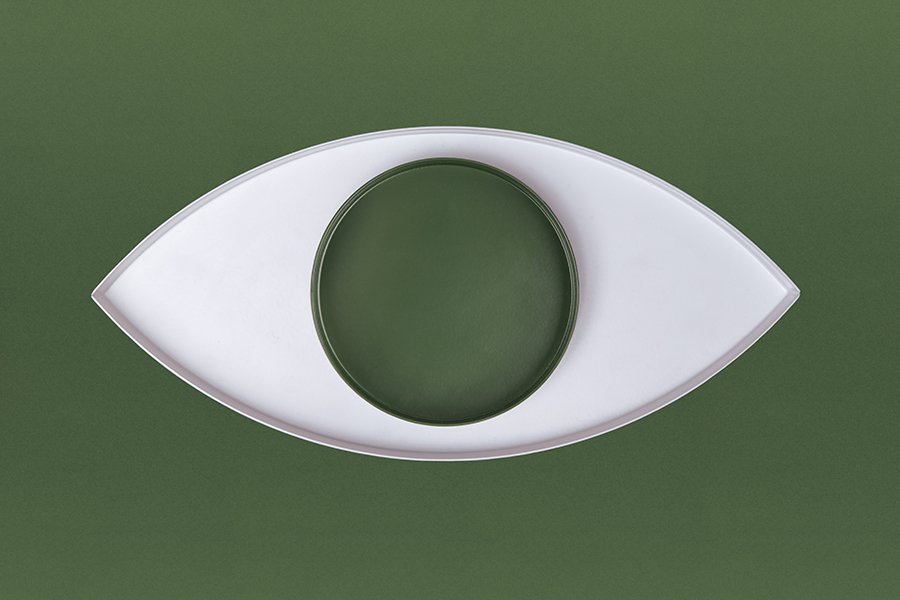 Органайзер для мелочей the eye белый-зеленый DOIY  253249 Зеленый  - Вид №3