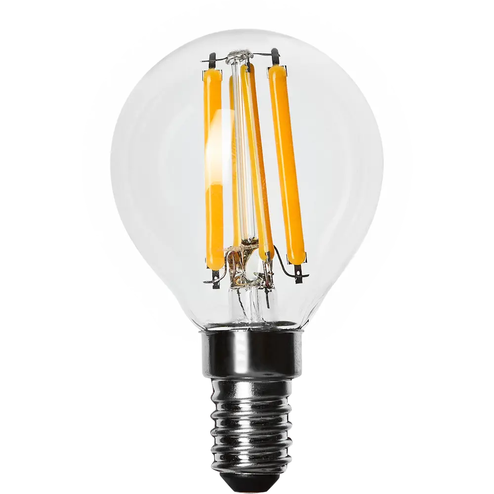 LEXMAN LED-лампа E14 шар прозрачный - элегантное энергосберегающее освещение 82991672 STLM-0917594 - Вид №1