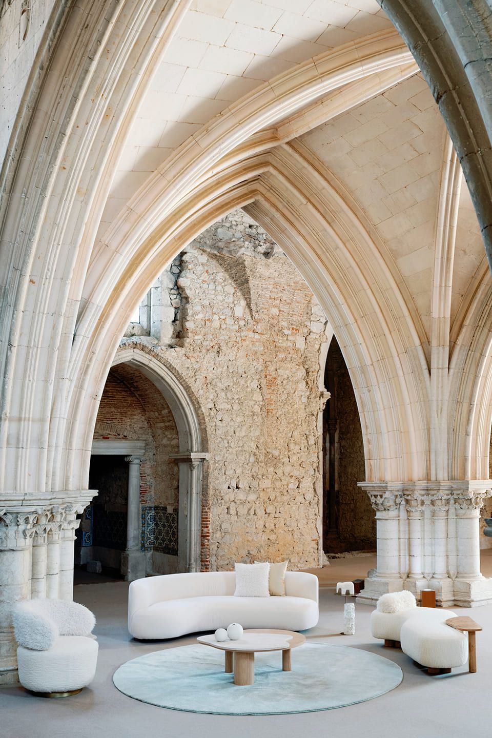 Изогнутый диван из ткани Greenapple Близнецы ARCH-00128236 - Вид №9