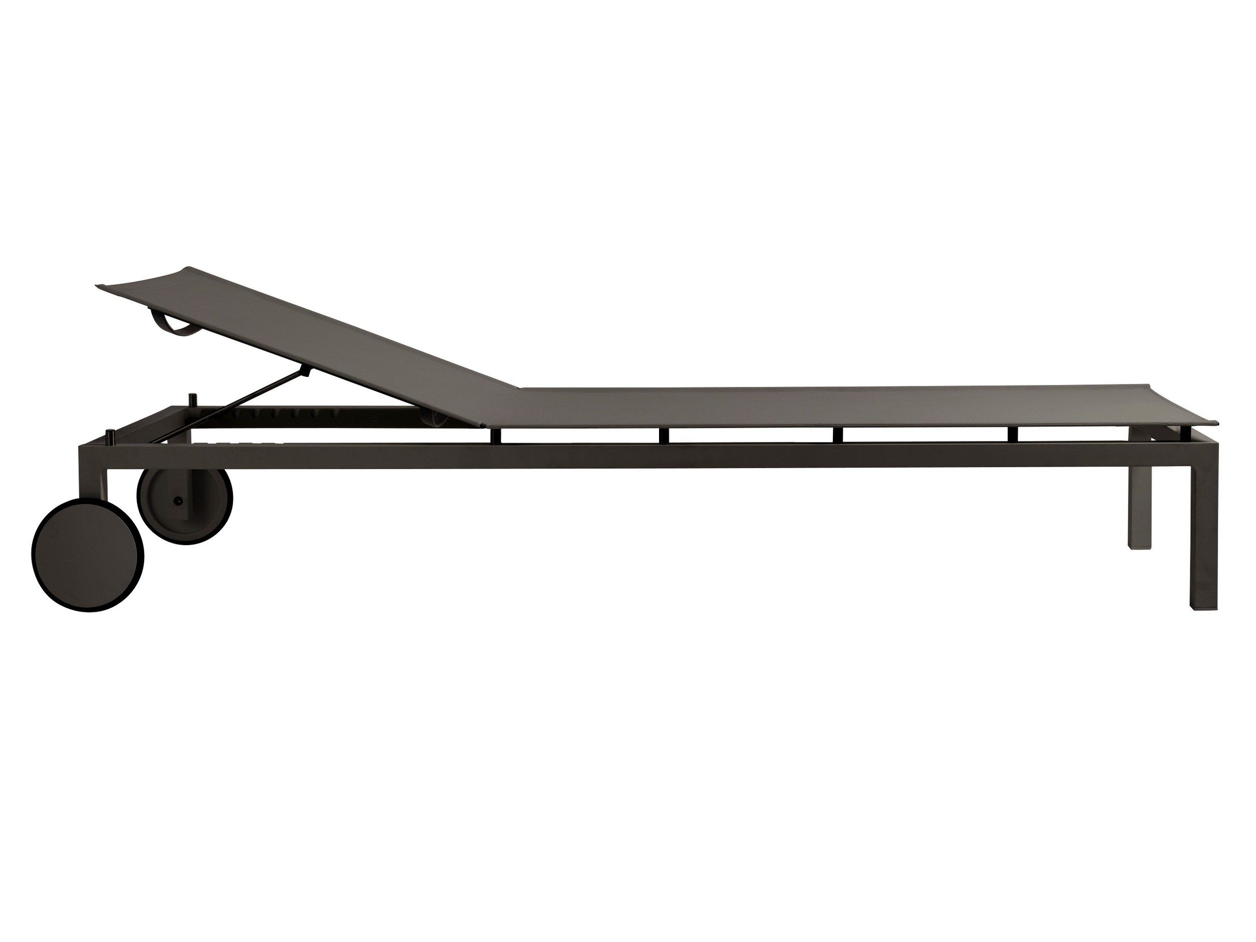 Шезлонг с откидной спинкой Batyline® с колесами TRIBÙ Natal Alu ARCH-00014663