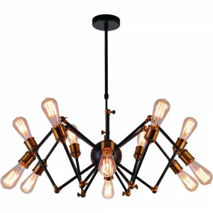 Подвесная люстра Divinare Formica 3037/03 SP-12 DIVINARE ДИЗАЙНЕРСКИЕ, FORMICA 074966 Черный