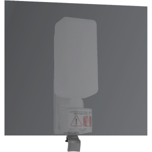 727036 Дозатор мыла для крепления за зеркалом WP174-2 WAGNER_EWAR