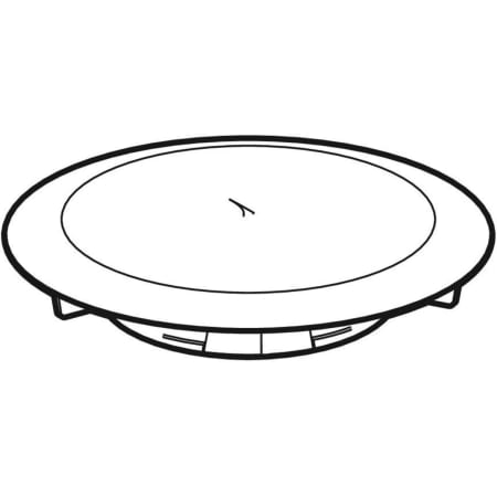 150.265.45.1 Пробка сливного отверстия Geberit d90, для сифона для душевых поддонов, высота гидрозатвора 30/50 мм Geberit  - Вид №1