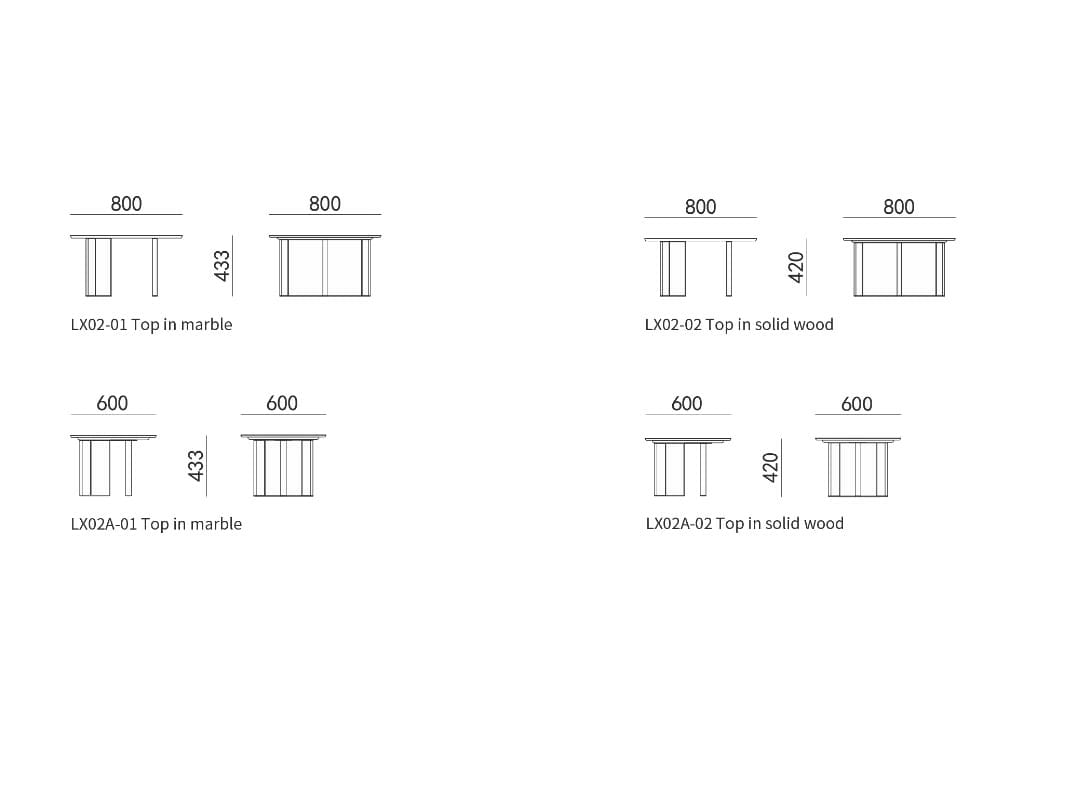 Мраморный низкий журнальный столик HC28 maison Plegat ARCH-00097161 - Вид №4