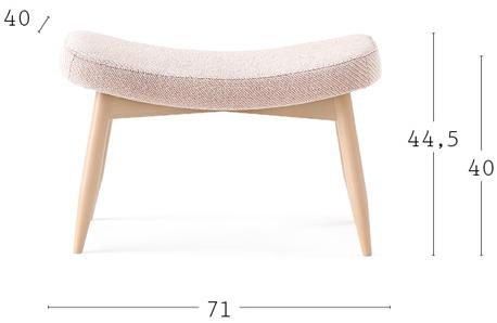 Billiani Подставка для ног из ткани Spy 656 - Вид №3