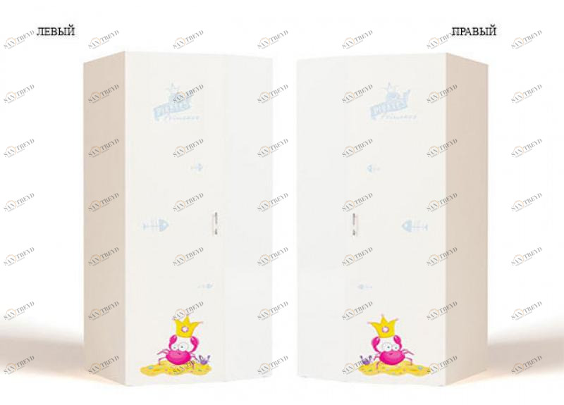 Шкаф угловой ABC-KING Pirates (левый ) 4631148151109