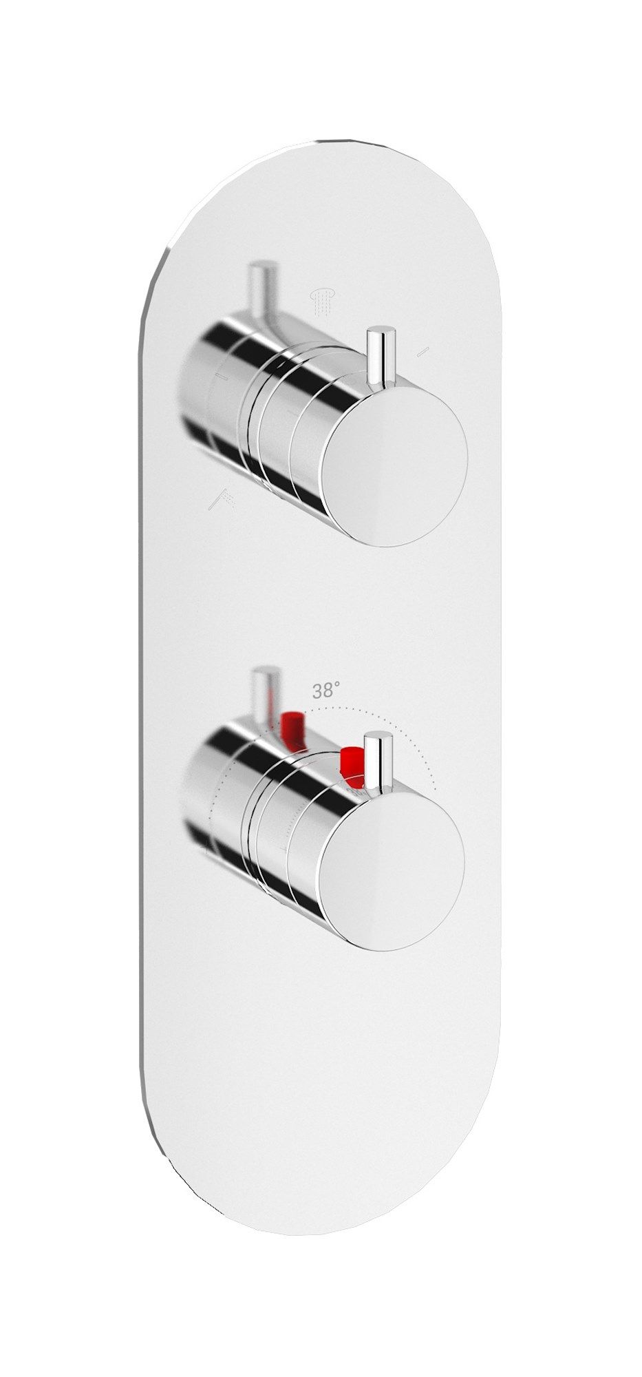 Термостатический смеситель для душа с переключателем IB Aqua ARCH-00085463 - Вид №9