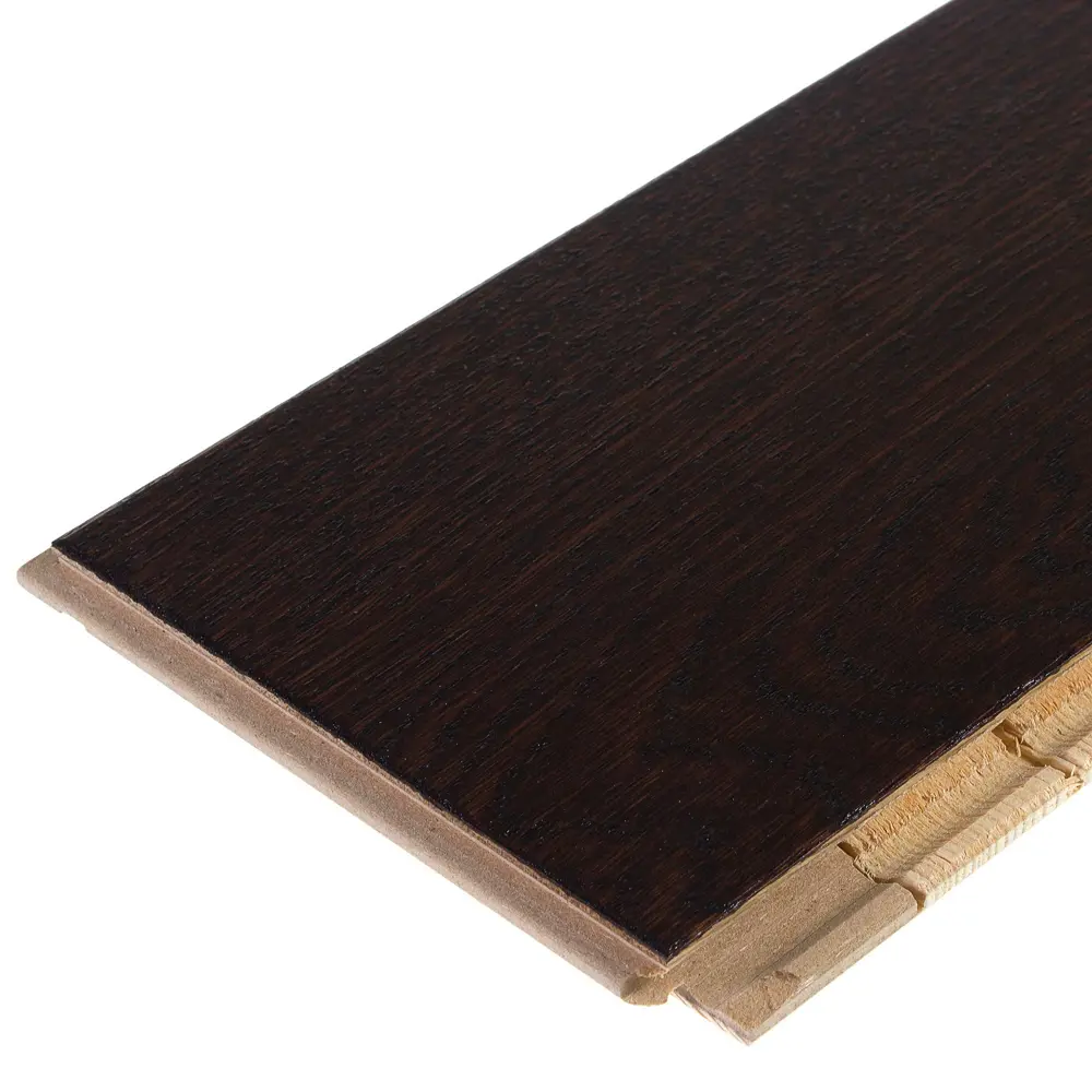 Паркетная доска однополосная «Дуб Шоколад ВК» лак 0.99 м² Santreyd STLM-2078011 - Вид №2