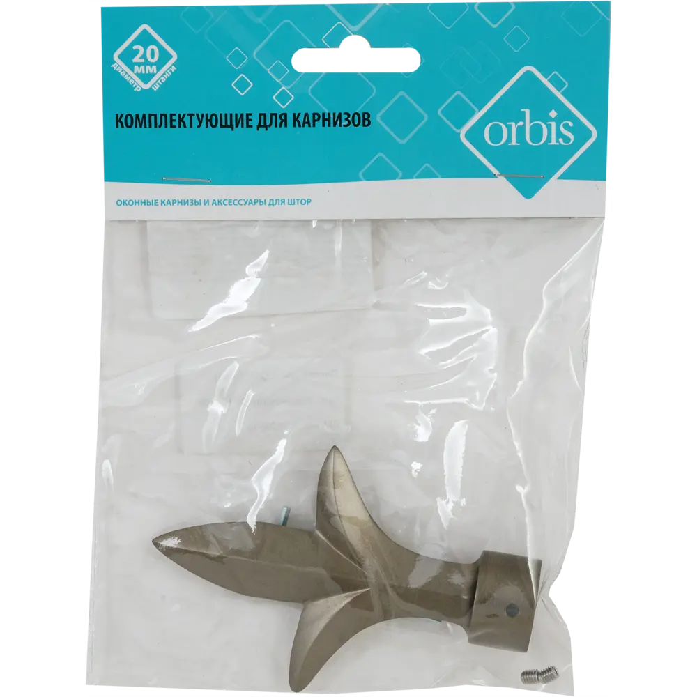 Наконечник Orbis Лотос металл цвет графит 8.5 см STLM-2153217 - Вид №2