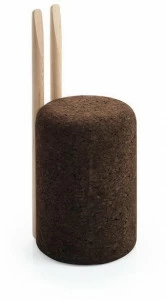 BlackCork Стул из пробки с открытой спинкой Omega