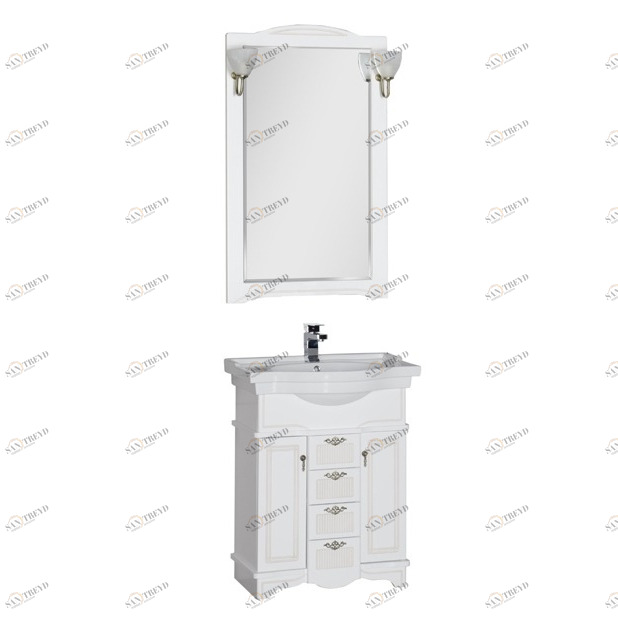 Комплект мебели Aquanet Луис 70 белый 00172686