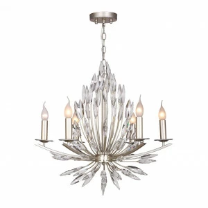 Подвесная люстра Favourite Feerie 1932-6P FAVOURITE ДИЗАЙНЕРСКИЕ, FEERIE SILVER 059126 Серебро