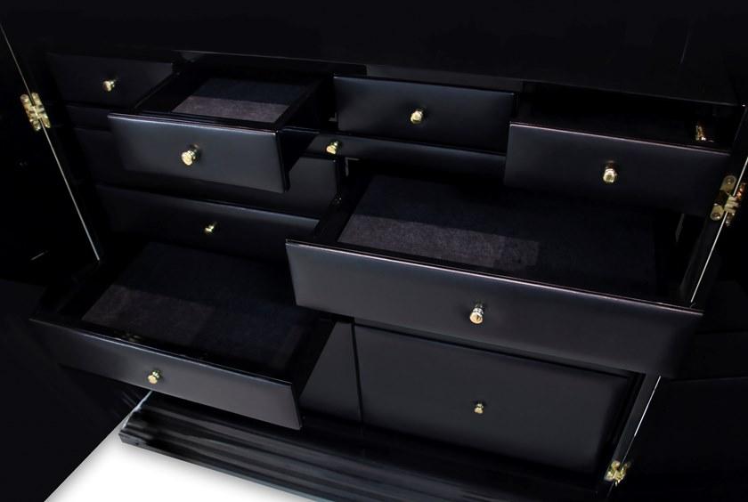 KOKET Шкаф-купе из лакированного дерева с ящиками sun-id-1428533 - Вид №5