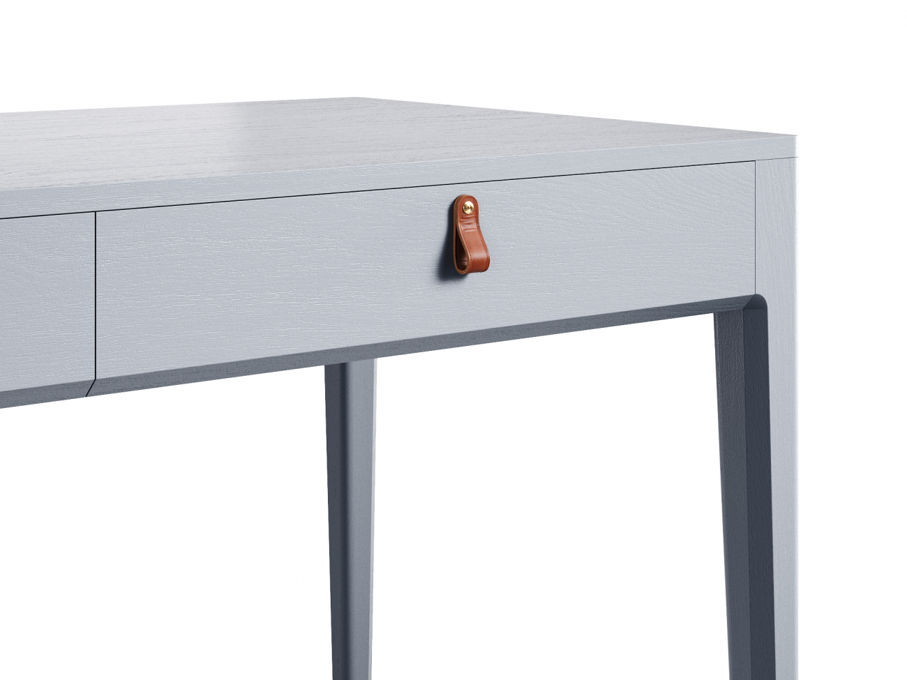 Письменный стол с ящиками оловянный Case THE IDEA  210613 Серый  - Вид №2