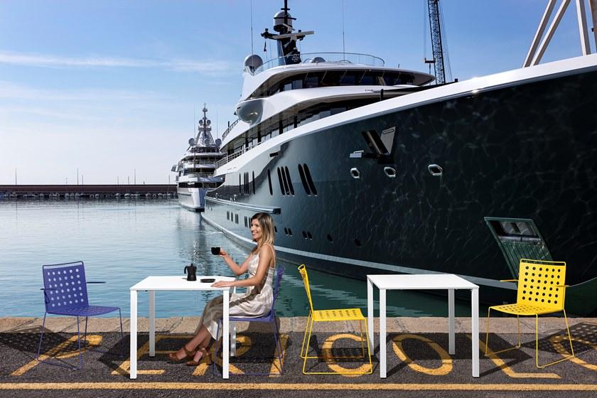 Urbantime Штабелируемый алюминиевый стул с подлокотниками Busy sun-id-1502551 - Вид №1