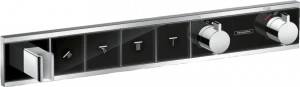 15357600 RainSelect Термостат скрытого монтажа на 4 функции со встроенным держателем для душа Hansgrohe