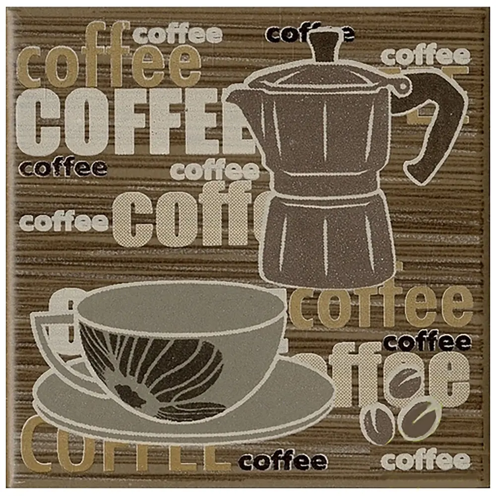 Декор керамогранит Elegant Mocha 10x10 см VITRA STLM-2174359 - Вид №1