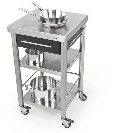 JOKODOMUS Отдельностоящий кухонный модуль из нержавеющей стали с ручками Auxilium sun-id-1387260 - Вид №2