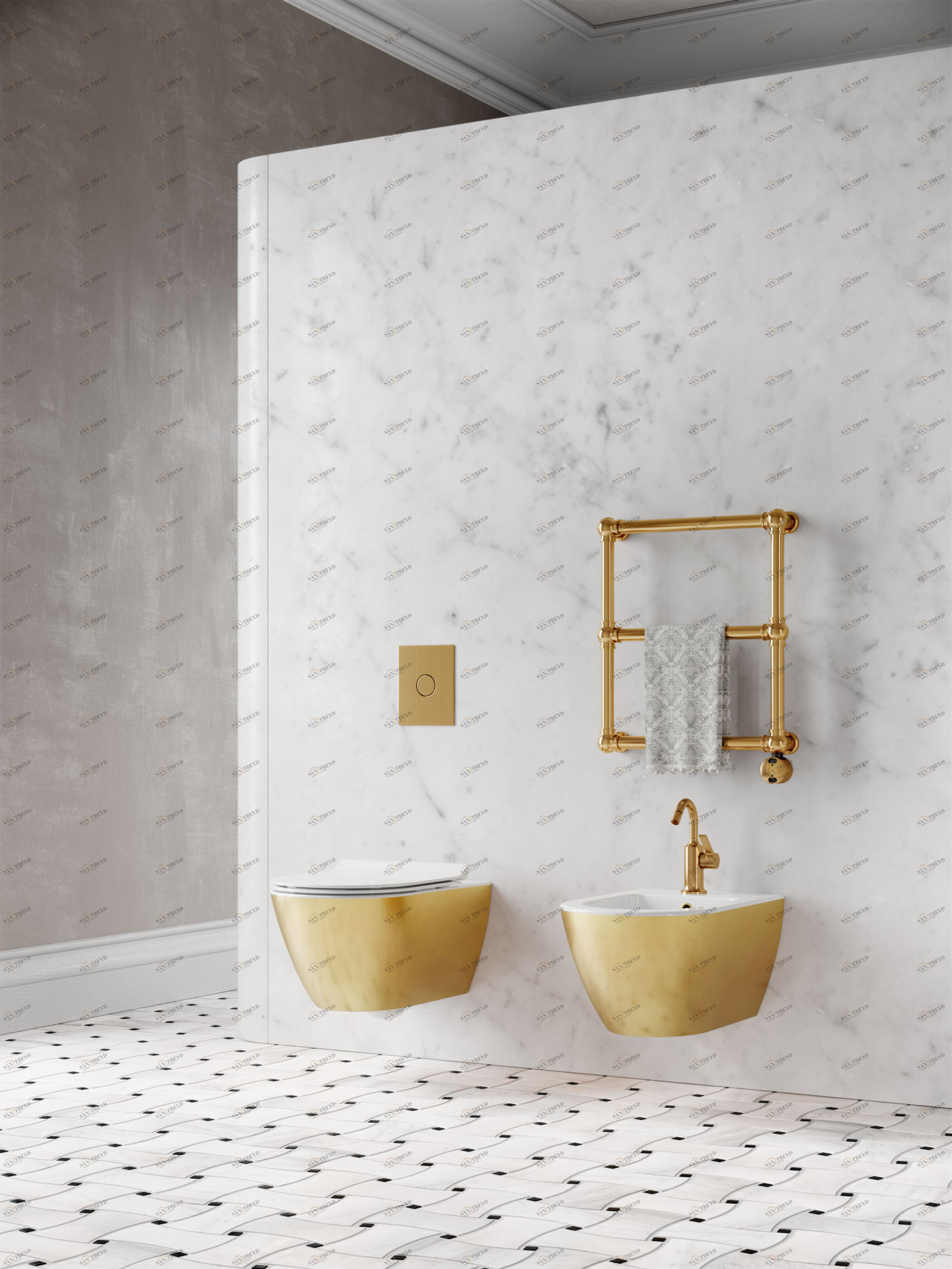 881550 Подвесной унитаз настенный Белый GSI ceramica  Италия 