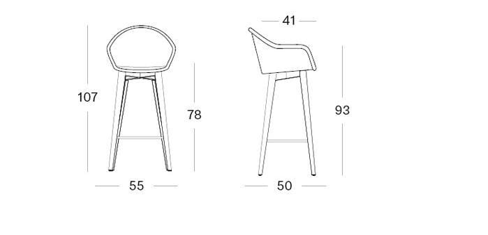 Плетеный садовый стул с подставкой для ног Vincent sheppard Эдгар ARCH-00077311 - Вид №2