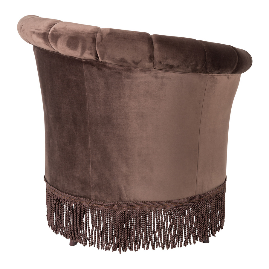 Кресло Flair темно-коричневое Dutchbone 3100055 - Вид №4