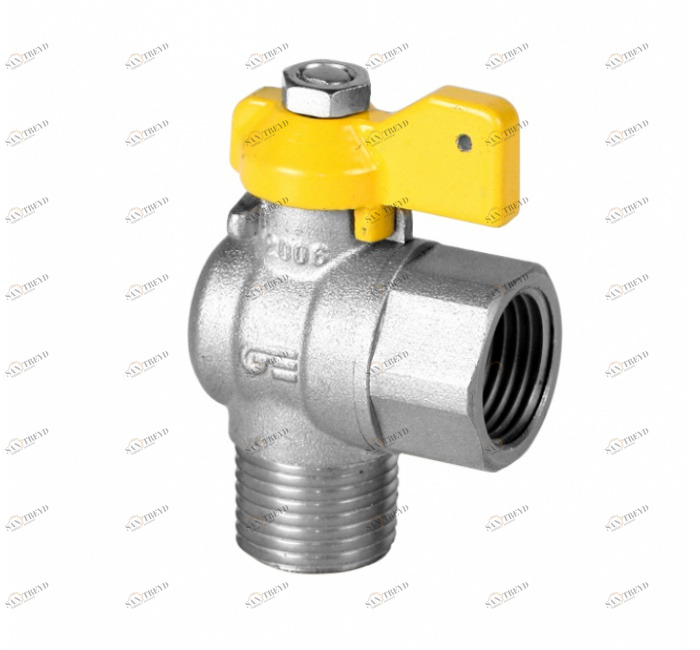 GENEBRE 3555 04 Кран шаровой угловой для газа, M-F 