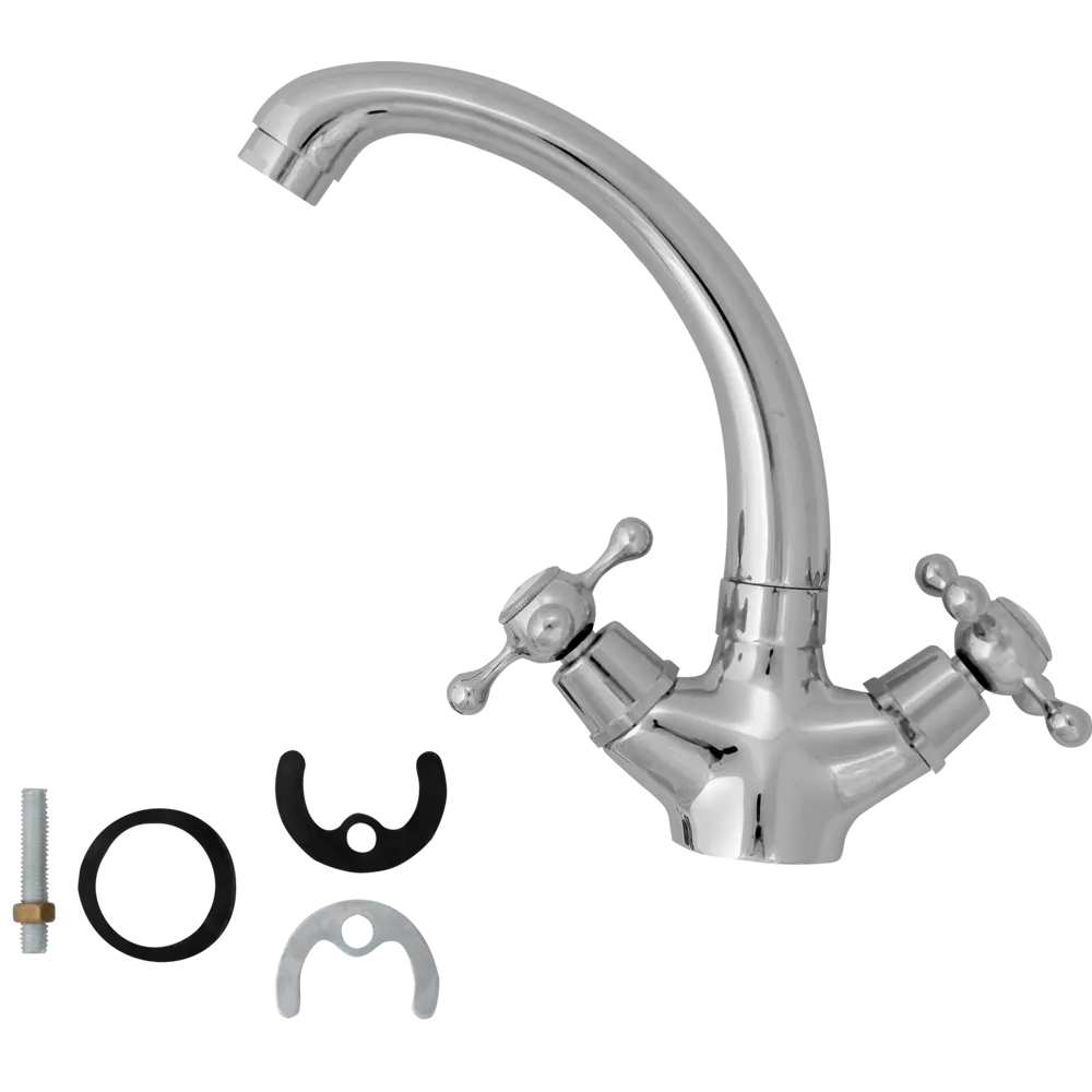 Смеситель для раковины Люкс двухвентильный Santreyd STLM-2180865 - Вид №1