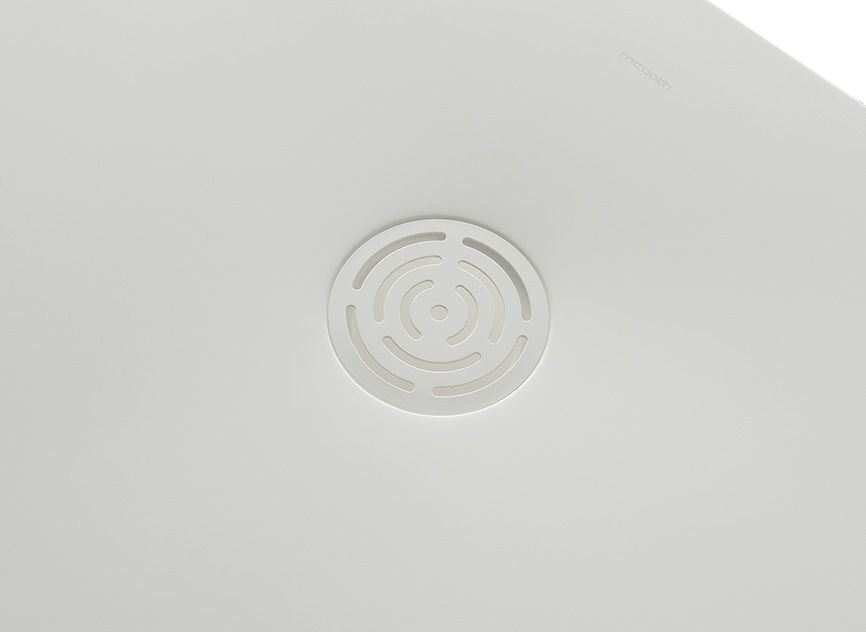 MCBATH Centuria Smooth 120x100 прямоугольный белый sun-id-1959506 - Вид №2
