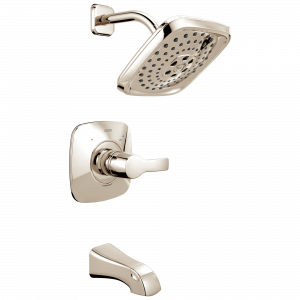 T14452-PN Monitor® 14 Series H2Okinetic® для ванны и душа Delta Faucet Tesla Полированный никель