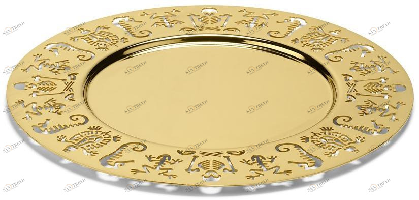 GHIDINI1961 Плоская пластина из нержавеющей стали Perished Jb609pg101