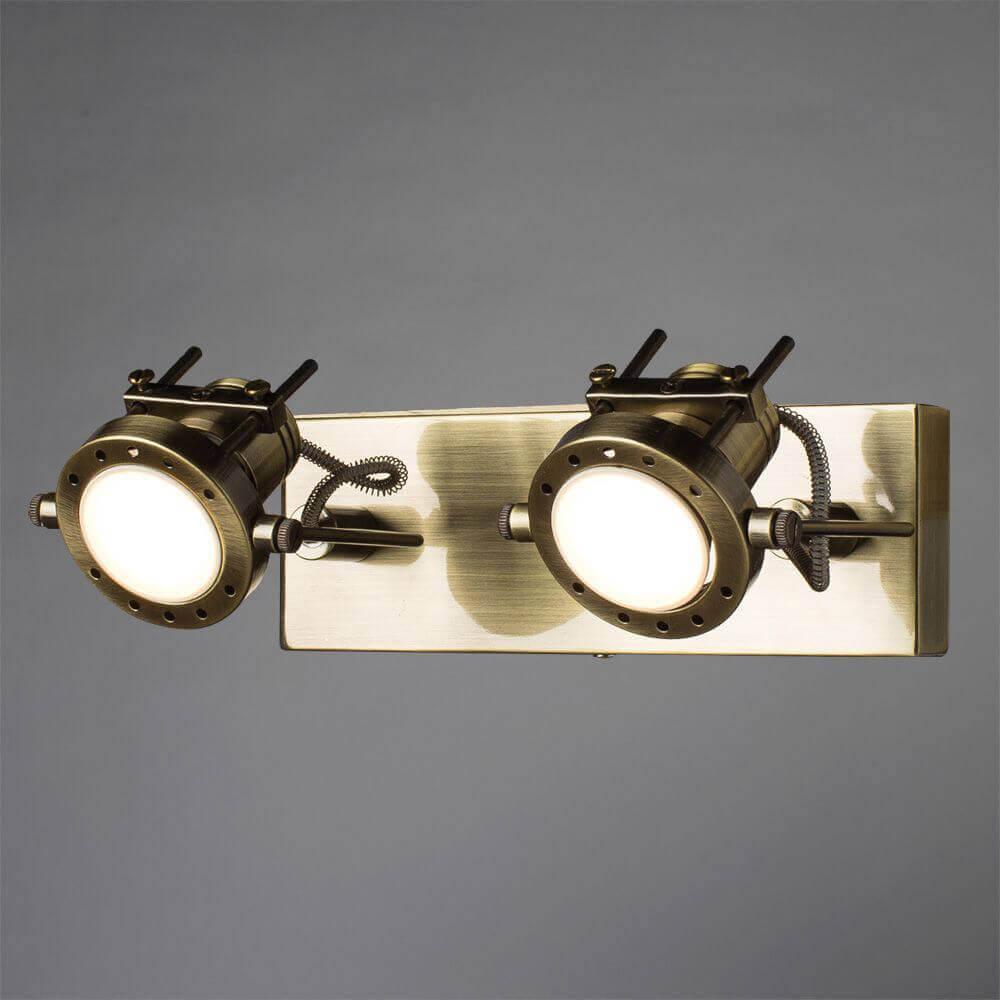 Спот потолочный бронзовый Arte Lamp Costruttore A4300AP-2AB ARTE LAMP COSTRUTTORE BRONZE 00-3926271 Бронза  - Вид №1
