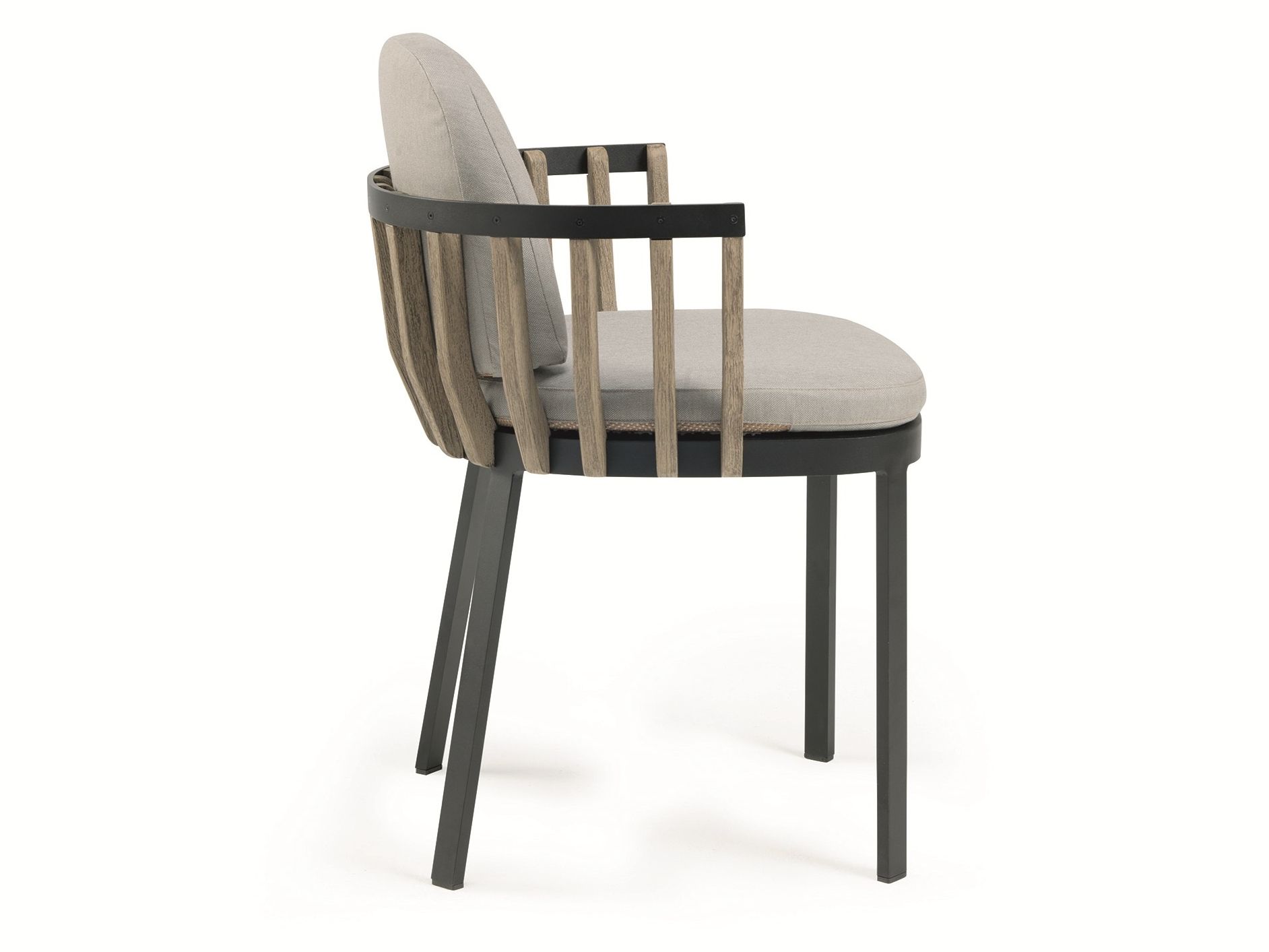 Стул для сада из тикового дерева с подлокотниками Ethimo ARCH-00131586 - Вид №8