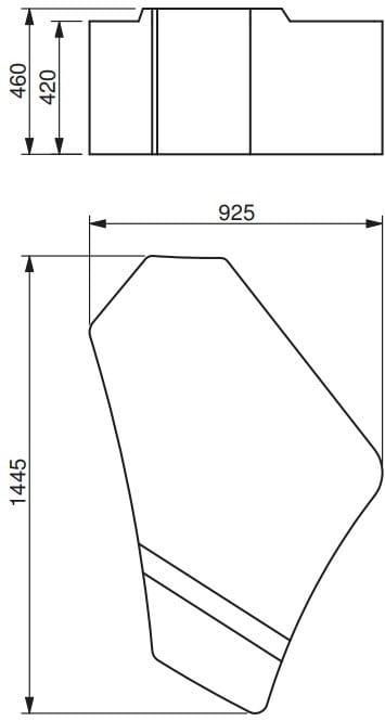 Модульная скамья из пены QM без спинки Quinze & Milan ARCH-00091249 - Вид №3