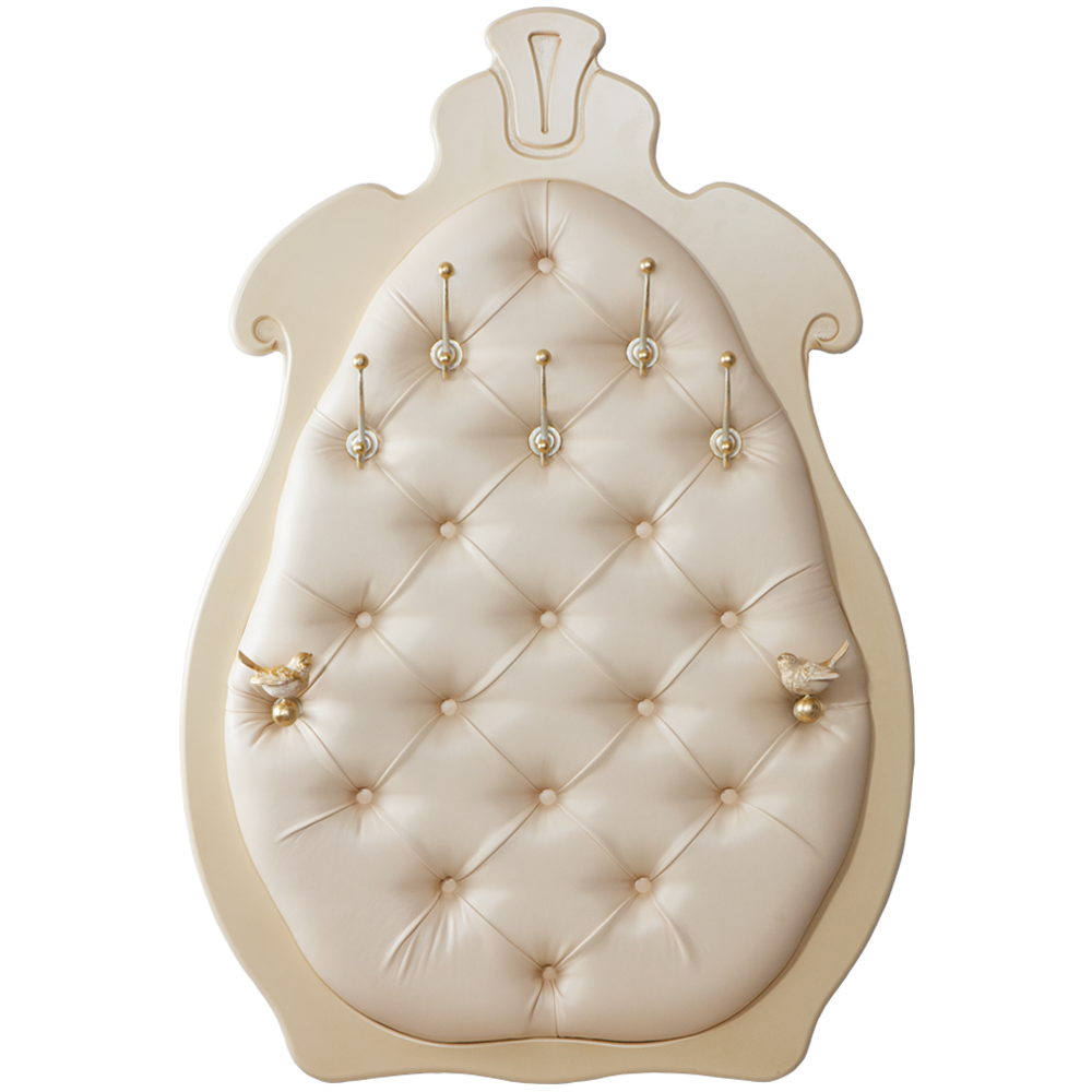 11554 Вешалка настенная Квин Айвори Крем BOGACHO 4627155816469