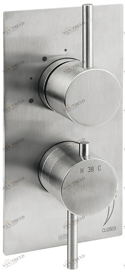 FIR Italia Наружная часть для настенного смесителя CLEOSTEEL 48 48.8019.8 