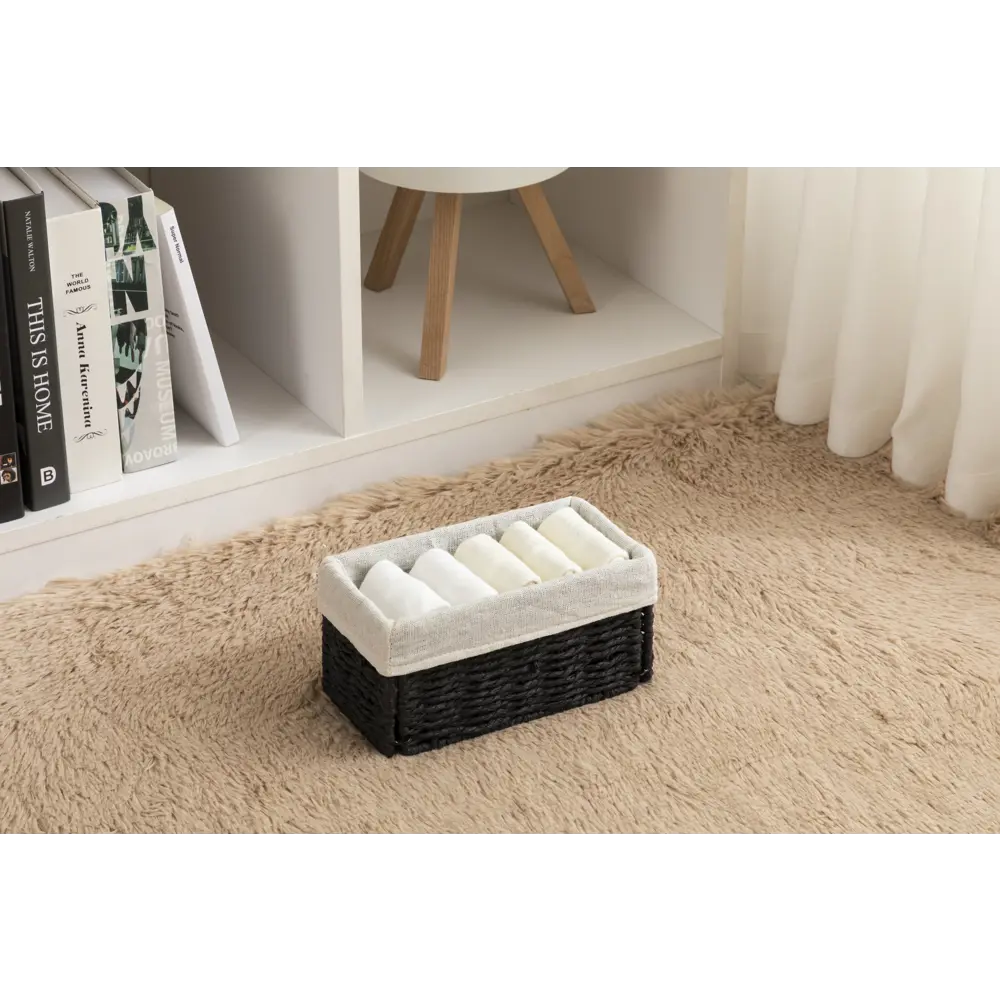 Корзина графит 10x10x20 см бум Konsensa STLM-2207454 - Вид №5