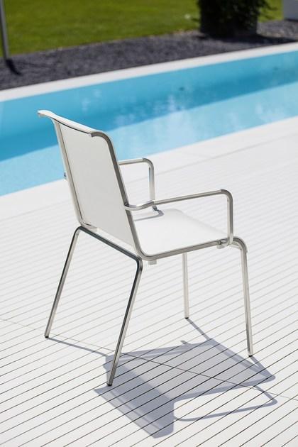 FISCHER MÖBEL Штабелируемый садовый стул с подлокотниками Modena sun-id-1509756 - Вид №4