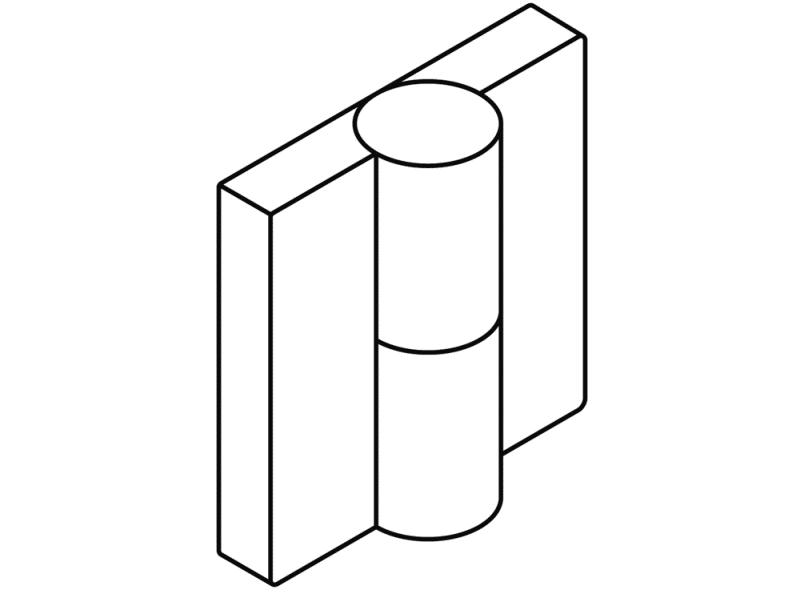 B9505B.75LK ремешок на винтах HEWI Türzubehör  - Вид №7